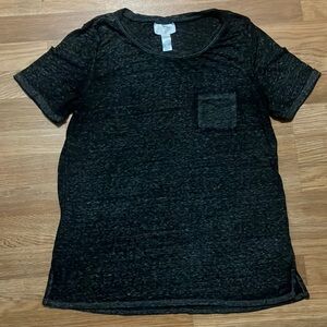 2017 Just Be Black Sheer T-Shirt L